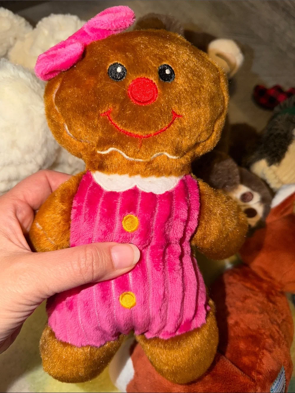 Preloved Dog Toy Set — Multi-Color Soft Squeaky Toys